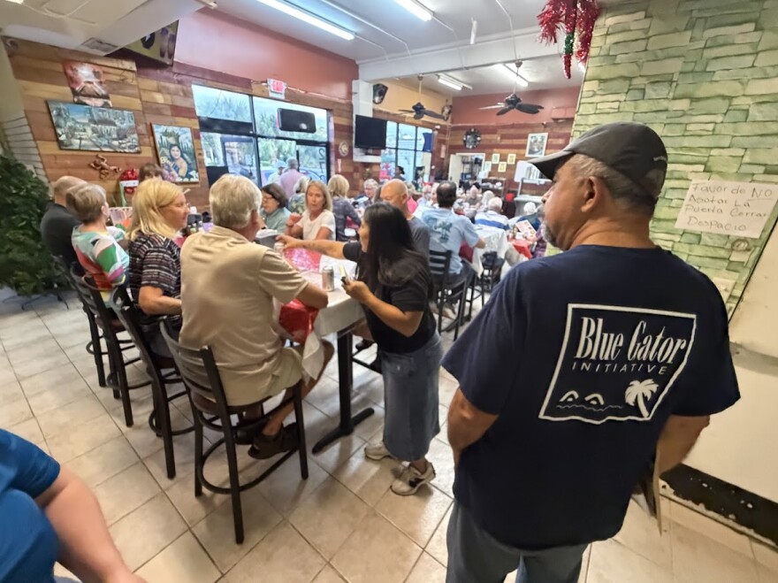 "Let's Melt Some Ice" event on Thursday, Jan. 8, 2026, in Bonita Springs, Fla.