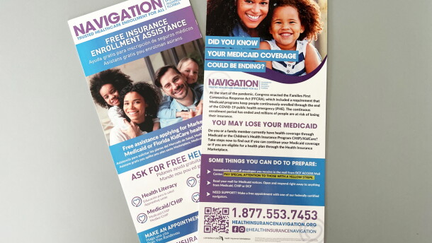 The Epilepsy Alliance of Florida has been distributing flyers to help people who may have lost their Medicaid during the unwind process that began in April 2023.