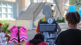 Students from Benjamin Franklin High School on a tour of the TEP Center on Oct. 17, 2025.
