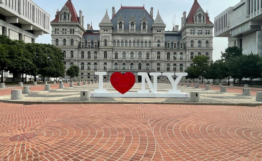 The New York State Capitol.