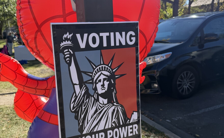 Organizers estimated about 1,500 protesters at a gathering this Saturday in Fort Collins. They want to urge the community to vote next month.