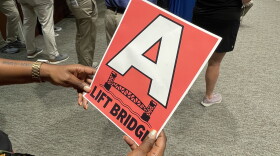 Residents of New Hanover and Brunswick counties spoke up against some of the many aspects of the replacement of the Cape Fear Memorial Bridge that would drastically change their quality of life. NCDOT has two current design options up for consideration: Alternative A, a moveable segment bridge that would raise to 135 feet to allow for waterway clearance, would be similar in footprint, placement and function to the current bridge. Alternative B, a 135-ft fixed-span bridge, would be taller and longer, posing a greater impact on the environment. Many attendees waved red signs with a giant A on it at the Wilmington hearing, representing their support for Alternative A.