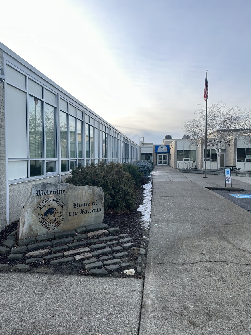 Centennial Middle School would be replaced if voters in the West Valley School District approve a $92 million bond issue on February 13.