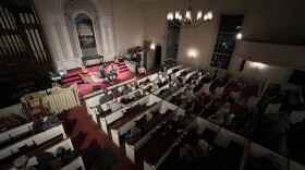 It was a full house at the Cummington Village Church Friday, Sept. 19, 2025, as a dozen performers took to the stage not just for the usual "Friday Night Cafe" concert, but to kickoff the town's first-ever "Riverfest."