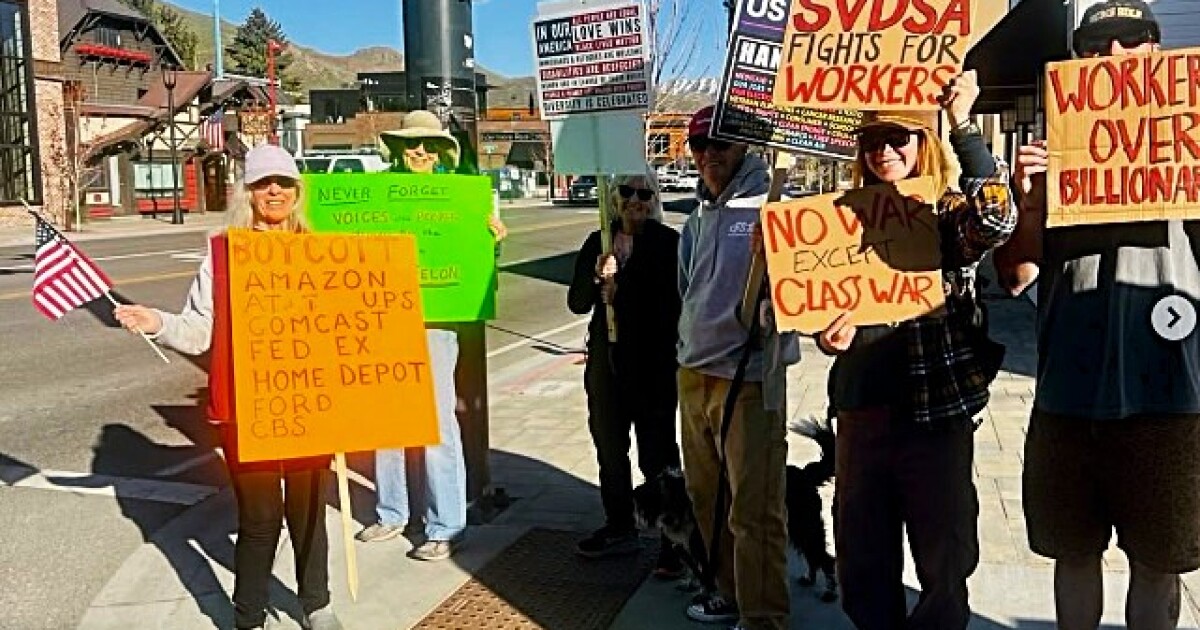 Grassroots organizers are pushing back against this week's Allen & Co event in Sun Valley