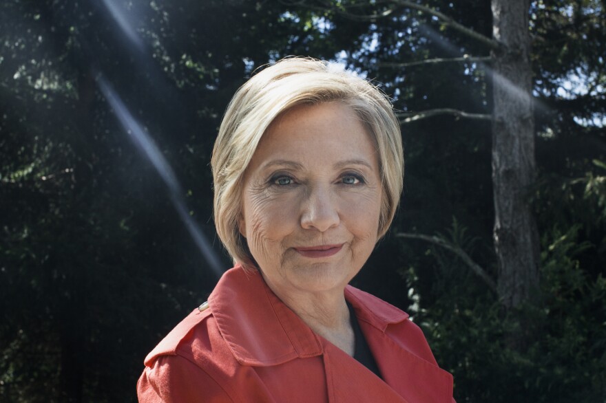 Hillary Clinton at the Glazier Arboretum Park, where she often likes to hike, in Chappaqua, N.Y.