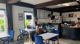 Phoenix Dripp Cafe dining room inside the Oregon Cheese Cave.