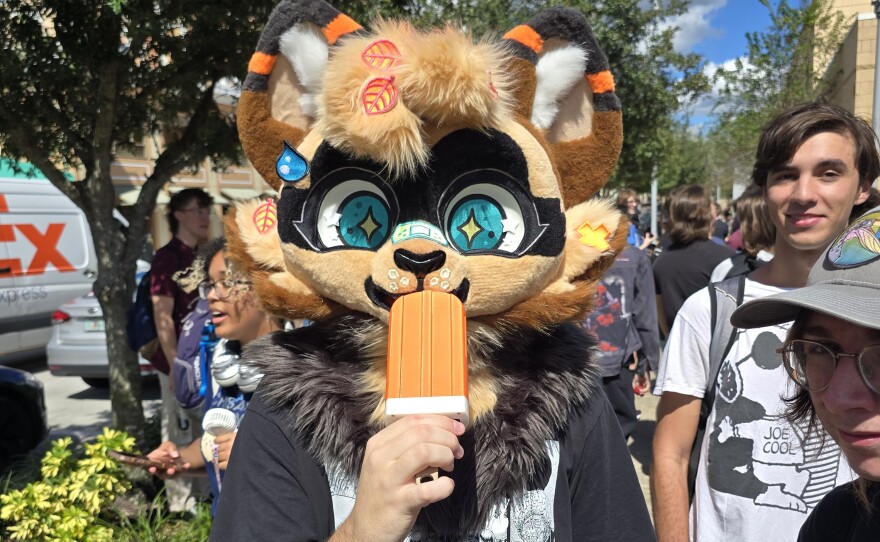 UCF Kitty staged the first ever Meowing Contest on the college's campus on Tuesday October 14, 2025.