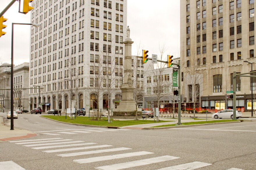 Youngstown aims to revitalize its downtown area with autonomous busses and green infrastructure.