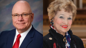 Indiana House District 27 candidates from left to right: Republican Tracy Brown and incumbent Democrat Sheila Klinker.