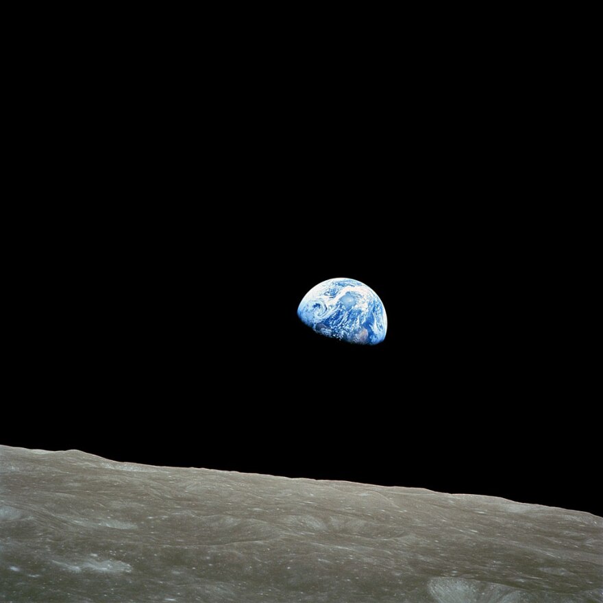 This iconic image of earth "rising" from the moon was taken in 1968 when Apollo 11 was in orbit. Soon, private companies will begin sending experiments to the moon's surface.