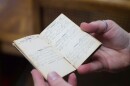 American Diary Project founder Kate Zirkle holds the oldest diary in their collection, dating back to 1859. It’s from farmer Henry Scatterday from Centerville, Ohio and provides a glimpse into what life was like in rural Ohio of the mid-19th century.