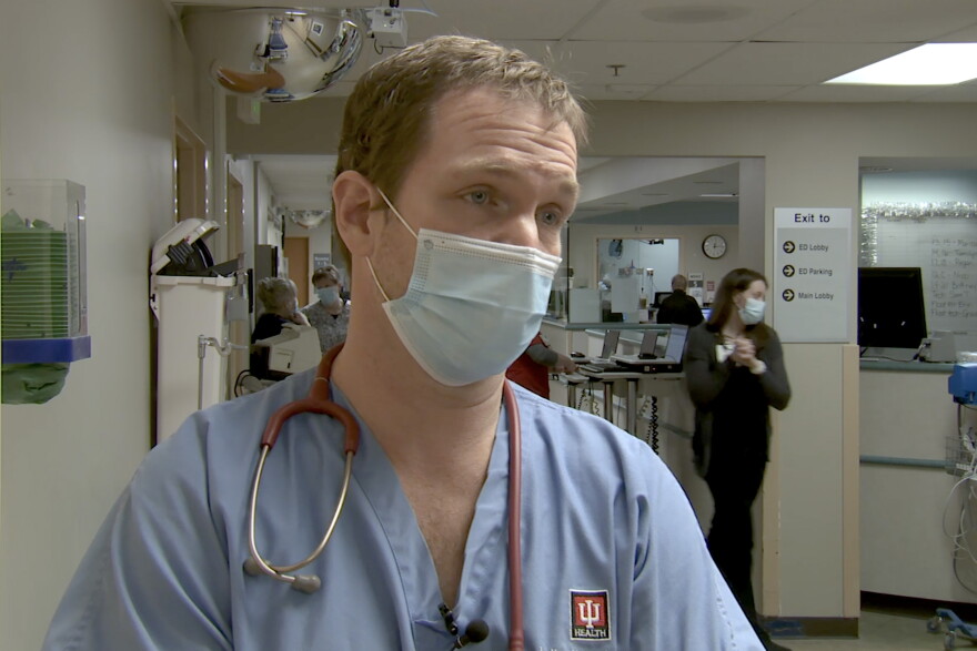 IU Health Bloomington emergency room physician Dr. Andrew Watters