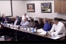 Screenshot of Environmental Quality Council before hearing Mark Thrall