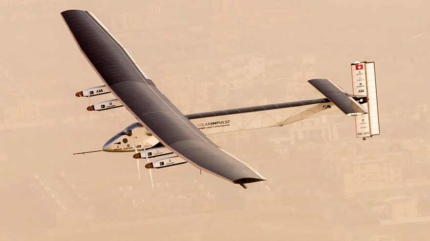 Solor Plane Radaio Solar-Powered Airplane Embarks On Attempt To Fly Around The World | WVXU