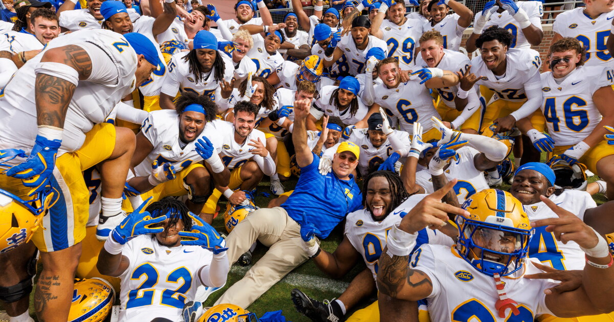 Pitt Panthers rise to No. 25 in college football rankings with 5-0 season so far