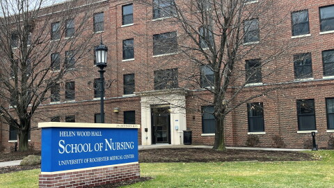 Image shows the School of Nursing at the University of Rochester Medical Center