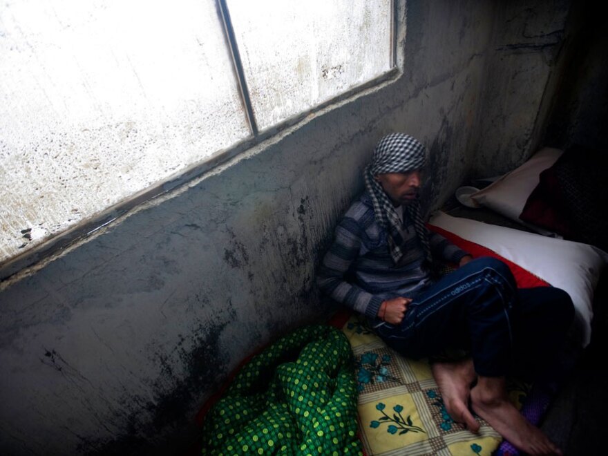 Muhammad Rahim, 28, is one of many Afghans trying to work past their heroin addiction.