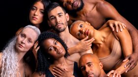 Megan Storey, Hana Delong and Sean J. Smith (bottom row), Sofia Downing Ortega, Seth York and McKinley Willis (middle row) and Terrell Rogers, Jr. (top) are photographed for 'A Gathering 2022,' which will bring together diverse artists for a show at the Winspear Opera House in Dallas Nov. 14, 2022 in commemoration of the HIV/AIDS crisis.