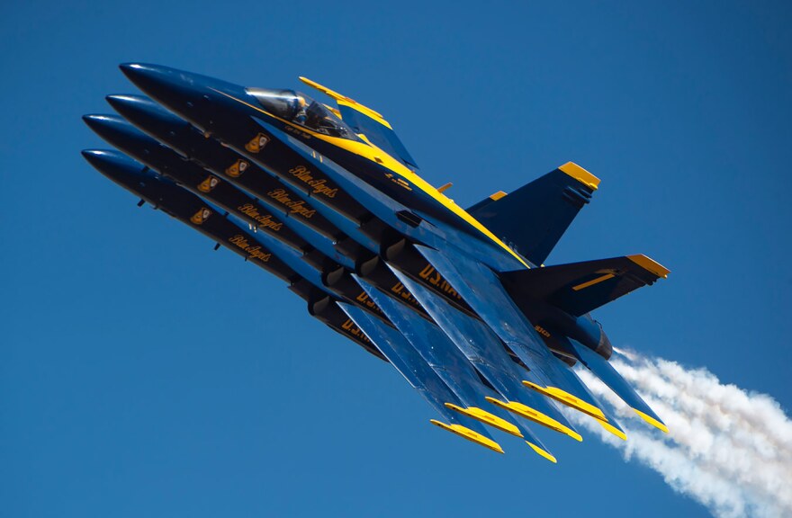 Navy's Blue Angels Fly High Over North Texas KERA News