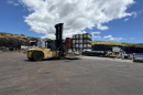 Young Brothers docked a special barge shipment on Lāna‘i Sunday after the state Department of Transportation completed enough hurricane damage repairs to open Kaumālapa‘u Harbor for limited operations.