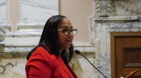 Freshly sworn-in House Speaker Joseline Peña-Melnyk delivers her opening remarks of the 2026 Maryland legislative session on Wednesday, January 14, 2026 at the State House in Annapolis, Md.