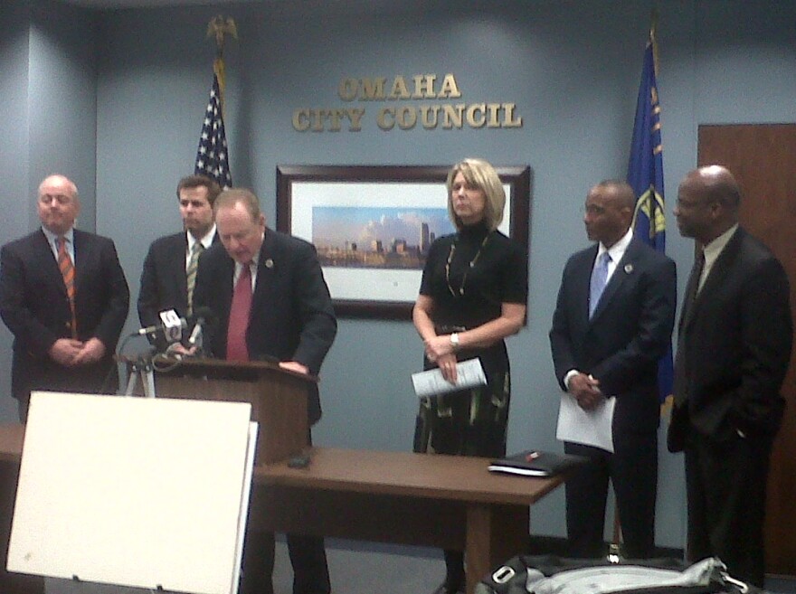 The Omaha City Council holds a news conference Monday to discuss amendments to the police union contract.