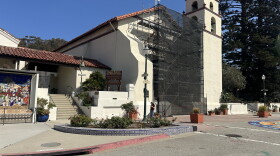 The Mission Basilica San Buenaventura has closed its main entrance because of the danger from falling plaster. In the 1970's, the mission was repaired using the wrong kind of plaster which traps moisture inside. It's caused serious damage to the mission's walls.