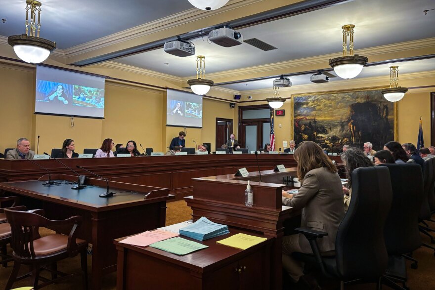 A meeting of the Executive Appropriations Committee at the Utah State Capitol in Salt Lake City, where they announced their preliminary budget for the next fiscal year, Feb. 27, 2026.