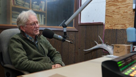 Tom Begich, candidate for Governor, is interviewed in KOTZ’s newsroom in Kotzebue, Alaska, July 21, 2026.