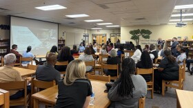 OCPS and project members lead a presentation about the affordable housing project near the Isle of Catalina neighborhood and Catalina Elementary School.