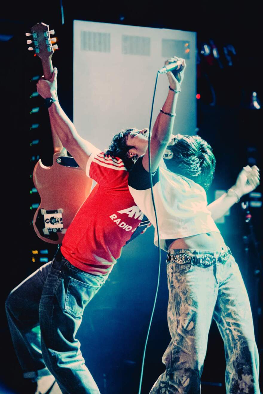 Guitarist Paul Vallejo and singer Ashrita Kumar perform in Boston. (Courtesy of Collin Heroux)