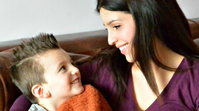 "Mama I have long known, is not just a title, but a promise." Jacob on the eve of his 5th birthday. (Courtesy of Mimi Lemay and Houghton Mifflin Harcourt)