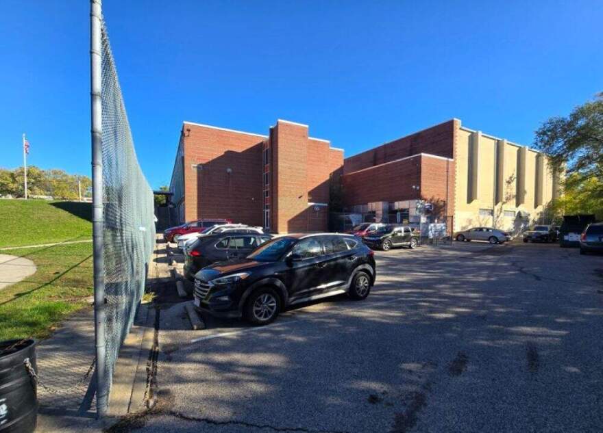 Parking lot at the William Howard Taft Elementary School in Cincinnati, Ohio. (Courtesy: Cincinnati Public Schools)