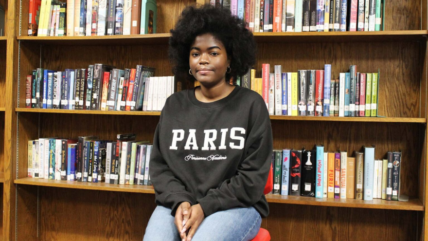 Junior Demetria Flowers said it was a shock to find everyone so accepting at Kenwood. She said she feels she can be herself.