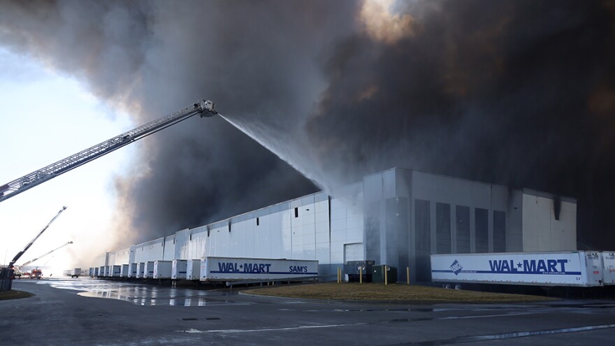 Walmart does not plan to reopen the Plainfield warehouse distribution center that was destroyed by a fire on March 16.