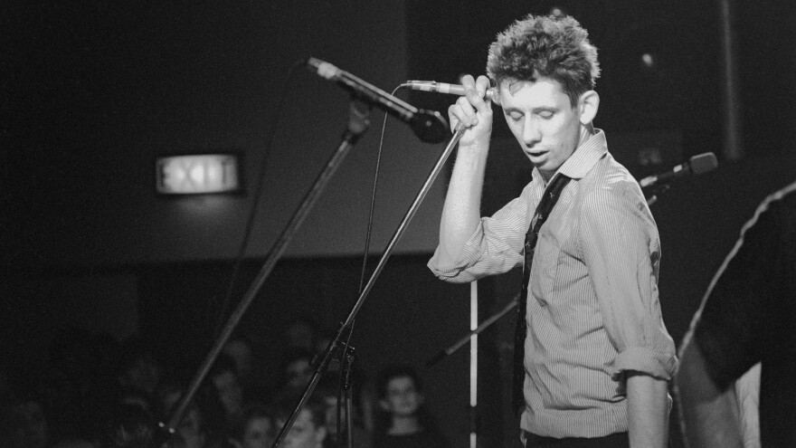 Shane MacGowan live onstage in 1988, courtesy of the documentary film <em>Crock of Gold: A Few Rounds With Shane MacGowan</em>.