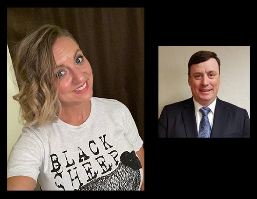 Briana Dolbear (left), Rex Phipps