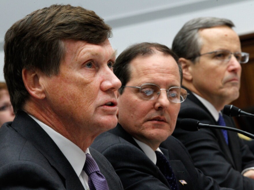 In December, Freddie Mac CEO Charles Haldeman, FHFA acting Director Edward DeMarco and Fannie Mae CEO Michael Williams testified on Capitol Hill about the Federal Housing Finance Agency's performance.