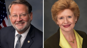 headshots of sen. gary peters and sen. debbie stabenow
