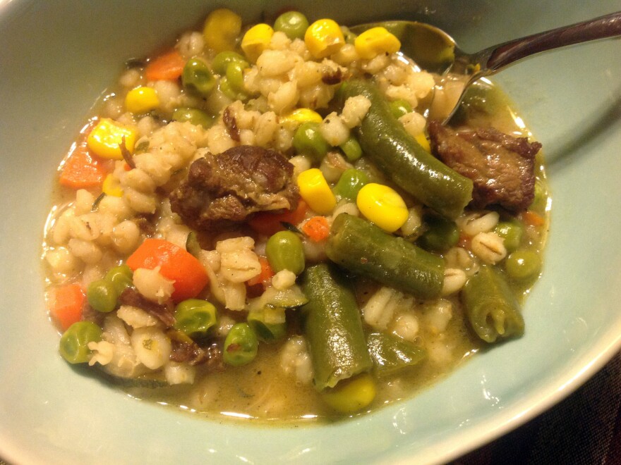 Mom's Beef And Barley Soup