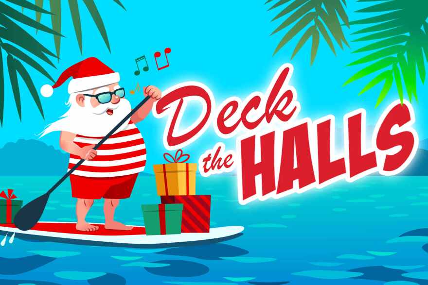 Florida Studio Theatre Graphic for 'Deck the Halls'