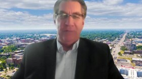 Terre Haute Mayor Duke Bennett on Zoom Tuesday.