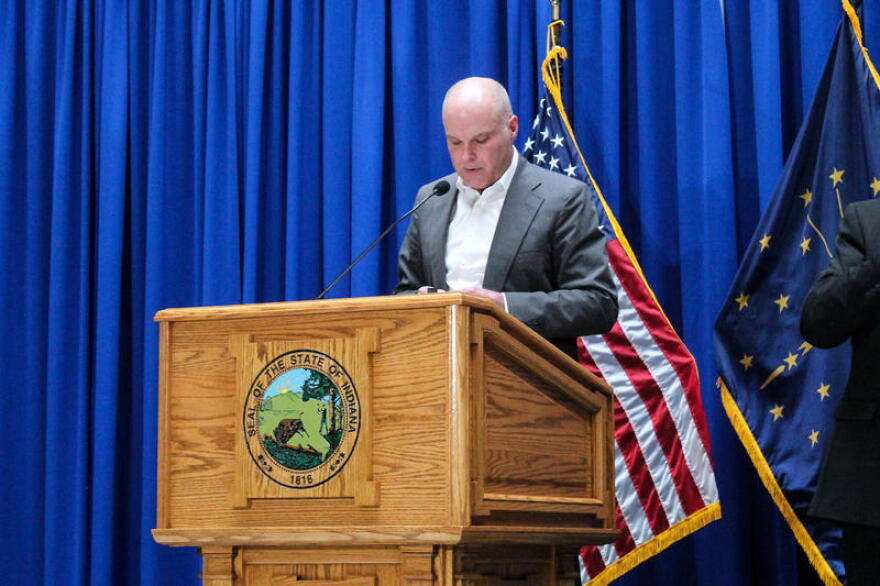 Indiana Department of Correction Commissioner Rob Carter says offenders are producing 200 gowns per day.