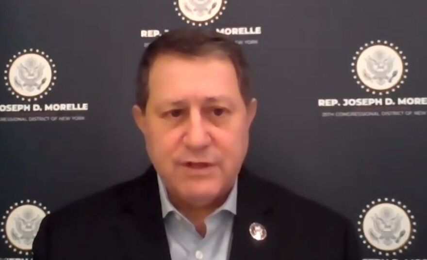 Rep. Joe Morelle (D-25) taking part in a virtual citizen's forum Saturday, Feb. 27, 2021 on energy & the environment.