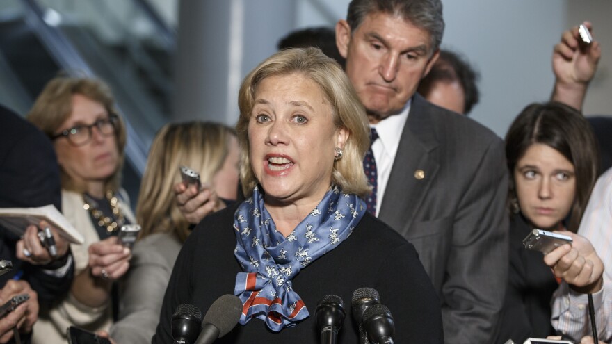 Sen. Mary Landrieu, D-La., chairwoman of the Senate Energy Committee, speaks to reporters Wednesday about the new urgency to get congressional approval for the Canada-to-Texas Keystone XL pipeline at the Capitol in Washington.