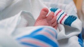 FILE - The toes of a baby are seen DHR Health, July 29, 2020, in McAllen, Texas. (AP Photo/Eric Gay, File)