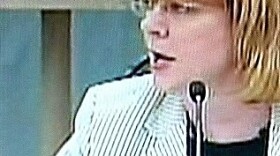 Trish Williams speaks to the Tulsa School Board
