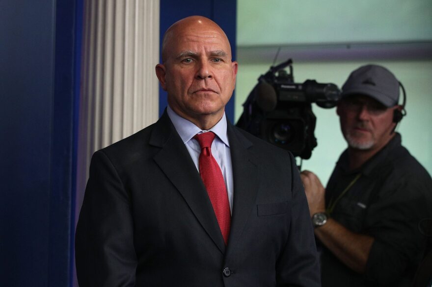 National security adviser H.R. McMaster listens during a daily briefing at the White House on July 31, 2017, in Washington, D.C. (Alex Wong/Getty Images)