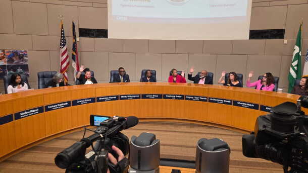 CMS Board at dais